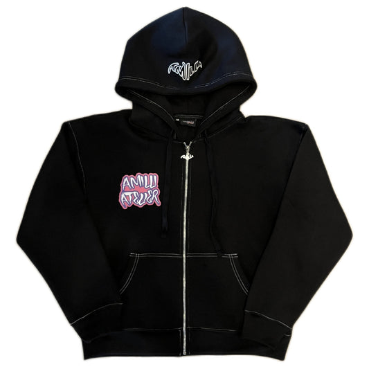 CRAZY PANTHER HOODIE // BLACK