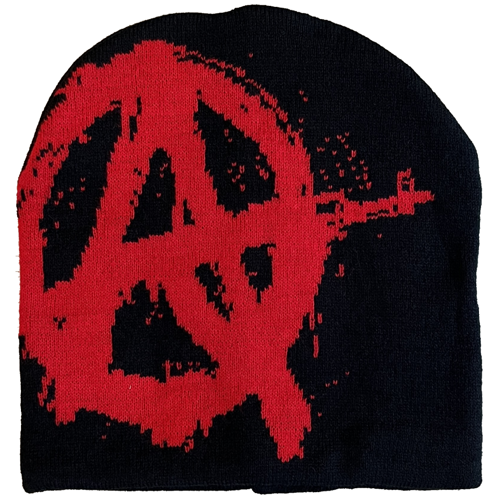 Atelier Army Beanie // Black & Red