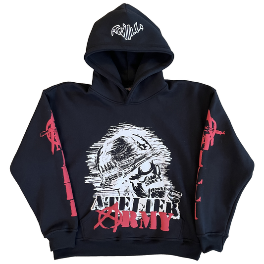AMILLI ARMY PULLOVER HOODIE